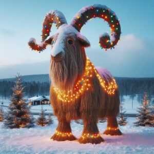 Jultraditioner i norra Europa - Norden och Baltikum 8 Gävlebocken