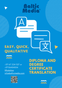 Diploma and Degree Certificate Translation Services in Riga for Foreign Students 6 diploma translation