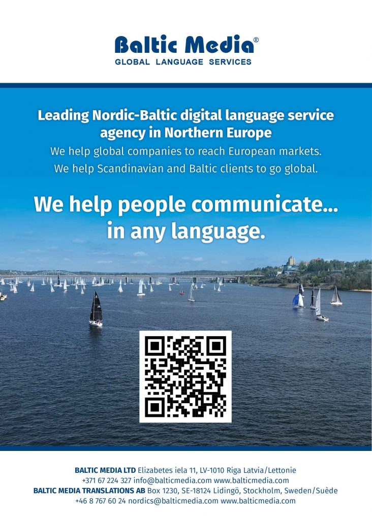 Översättningsbyrå Baltic Media i Norden och Baltikum