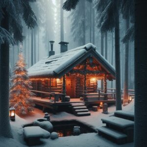 Christmas Sauna in Estonia