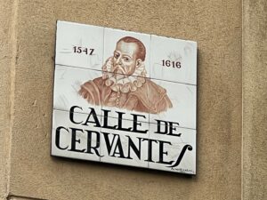 Calle de Cervantes Madrid 