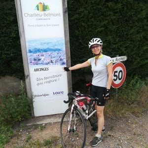 Virginie, French translator, lives and works in the countryside, near Lyon, in France