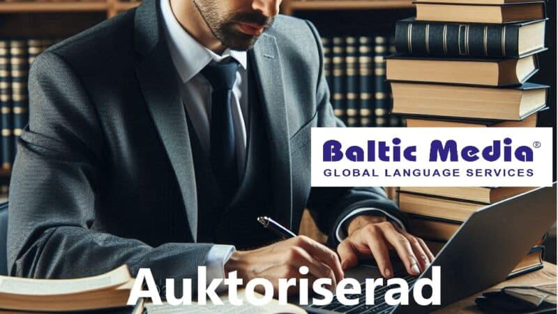 Auktoriserad och certifierad översättning i Sverige