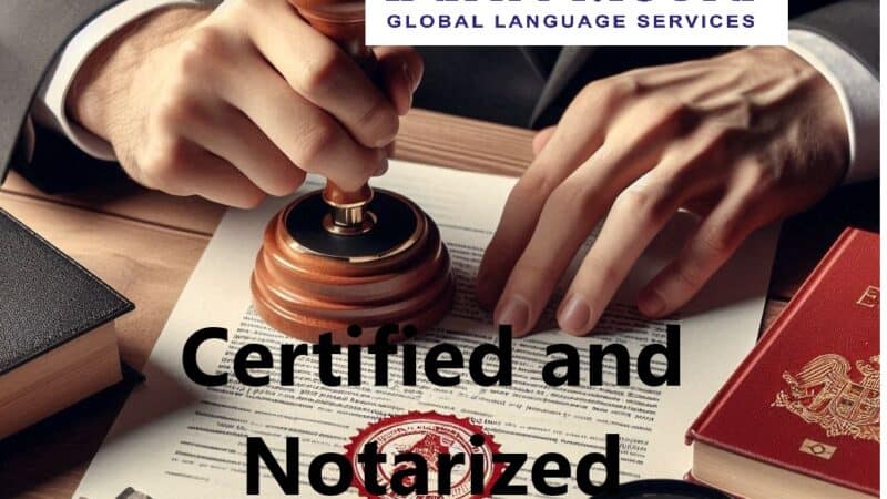 Certified Arabic to English Translation Services
