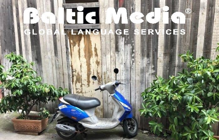 Italian languge translation in Italy