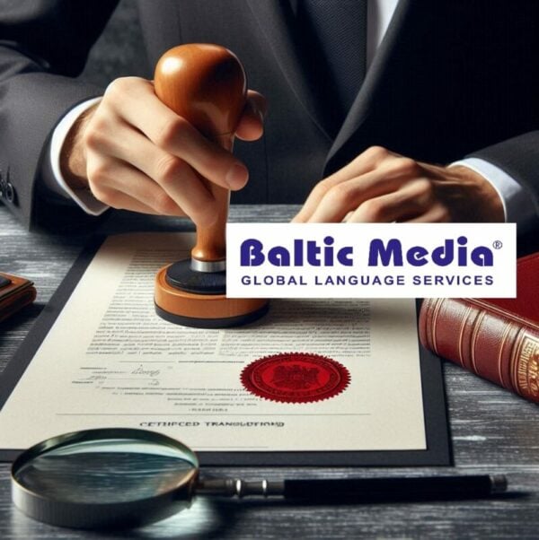 Read more about the article Kas ir notariāli apliecināts tulkojums un cik tas maksā tulkošanas birojā Baltic Media?
