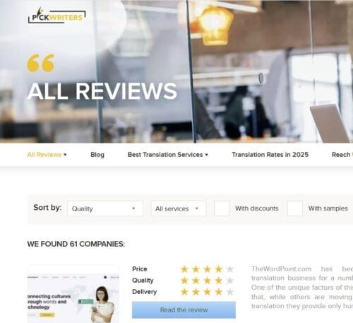 Read more about the article PickWriters.com Review (2025): Can You Trust This Translation Review Site?