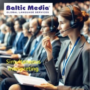 Tolke-tjenester fra Baltic Media® 2 Samtidige tolking