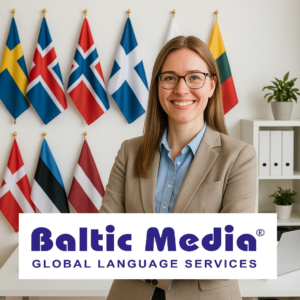 translation office Nordic Baltic flags